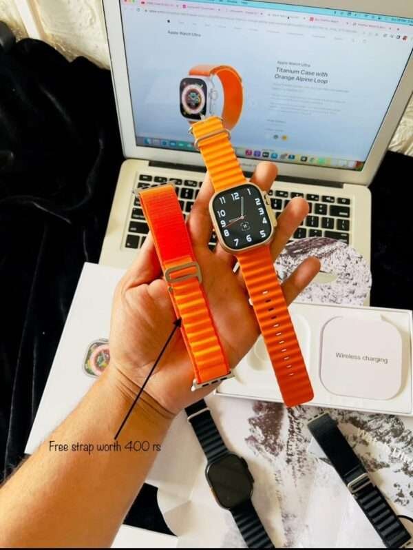 A8 Ultra Apple Logo Smartwatch
